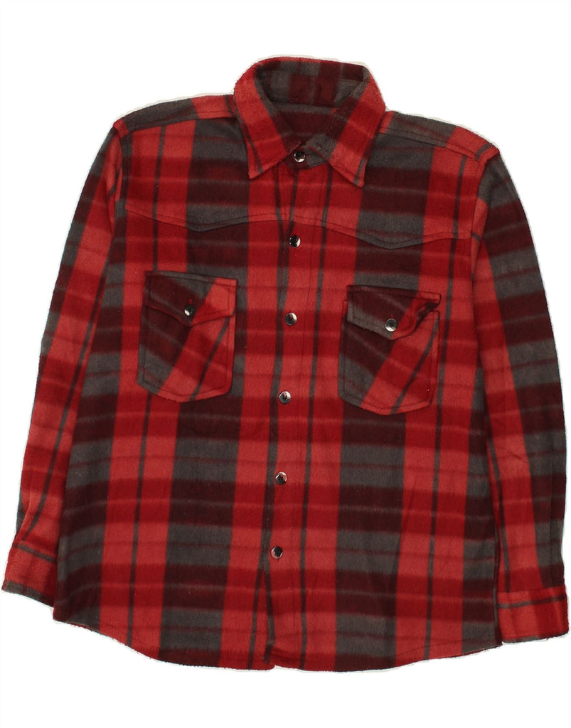 VINTAGE Mens Flannel Shirt Large Red Check | Vintage Vintage | Thrift | Second-Hand Vintage | Used Clothing | Messina Hembry 