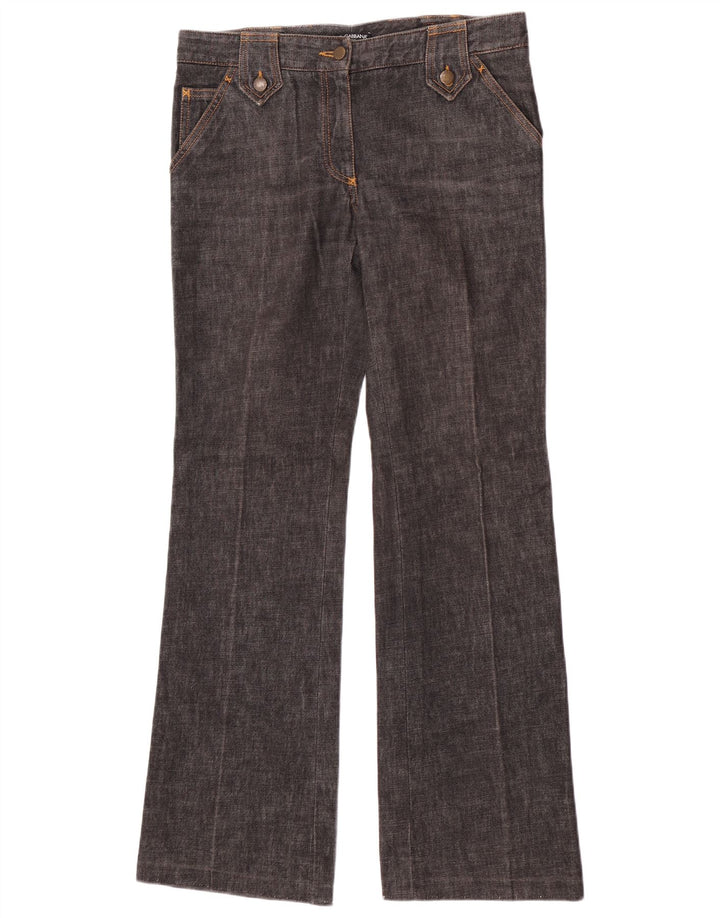 Dolce & Gabbana Womens Flared Jeans IT 44 Medium W32 L33 Grey Cotton
