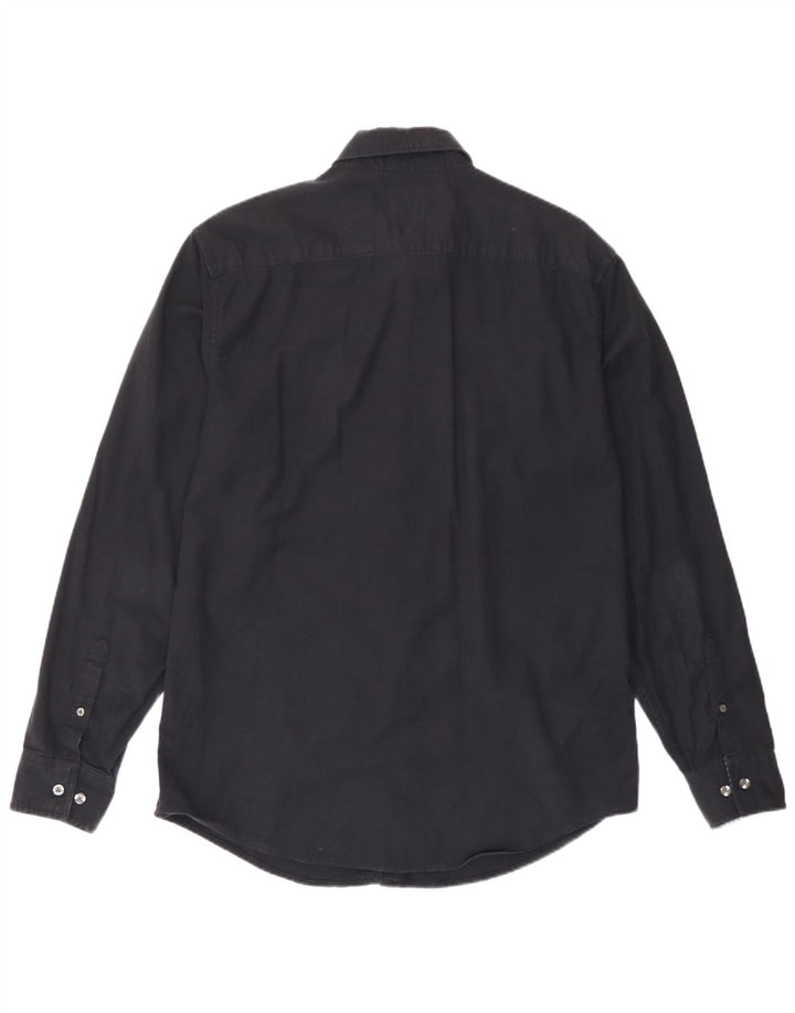 Penguin Mens Shirt Medium Black Cotton