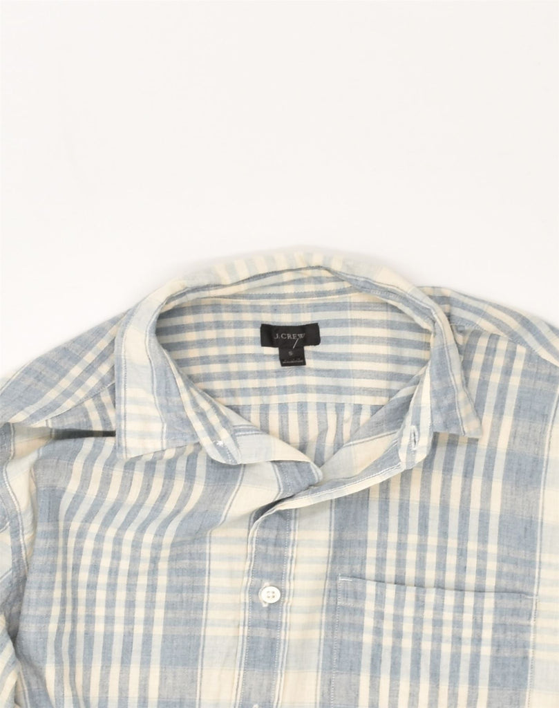 J. CREW Mens Shirt Small Grey Check Cotton | Vintage J. Crew | Thrift | Second-Hand J. Crew | Used Clothing | Messina Hembry 