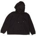 Zara Womens Oversized Hoodie Jumper UK 14 Medium Black Polyester
