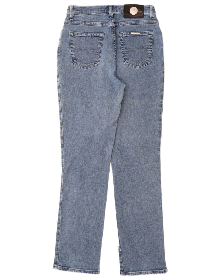 Trussardi Womens Straight Jeans W27 L31  Blue Cotton