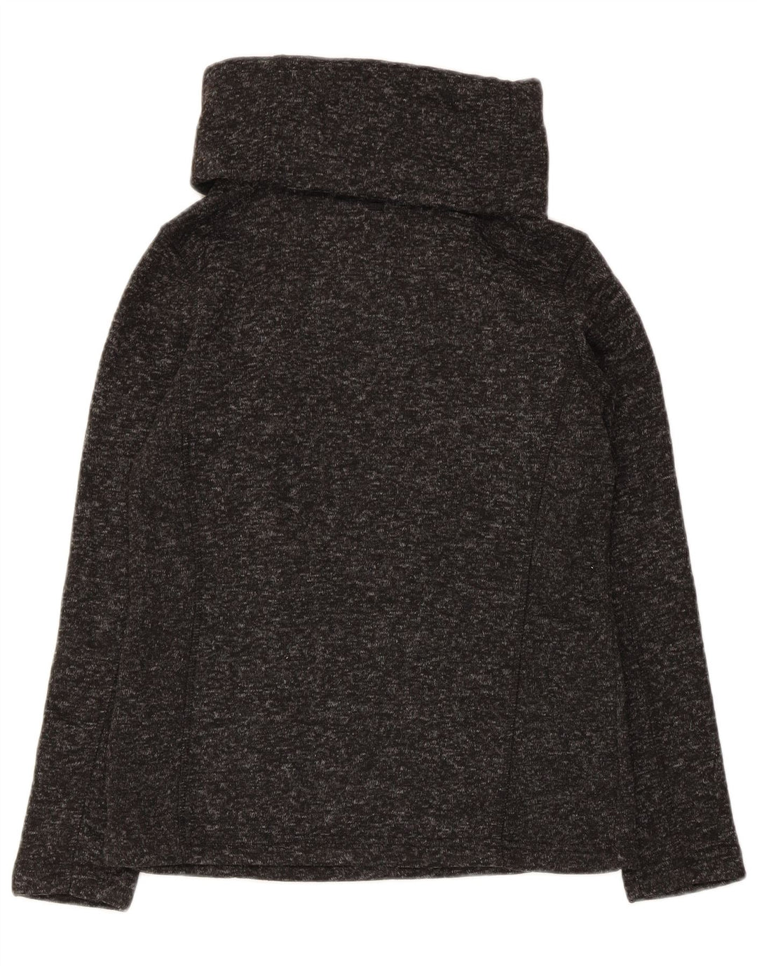 Mountain Warehouse Womens Roll Neck Jumper Sweater UK 8 Small Grey Flecked