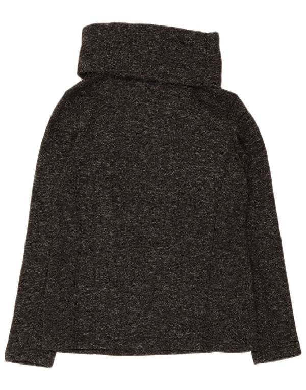 Mountain Warehouse Womens Roll Neck Jumper Sweater UK 8 Small Grey Flecked