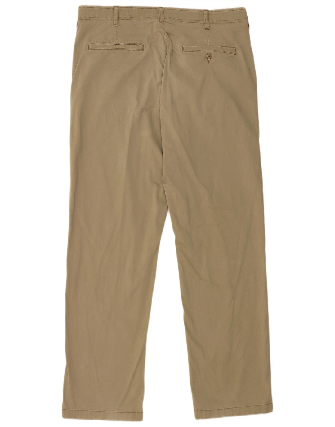 LEE Mens X-treme Comfort Straight Chino Trousers W36 L34 Beige Cotton