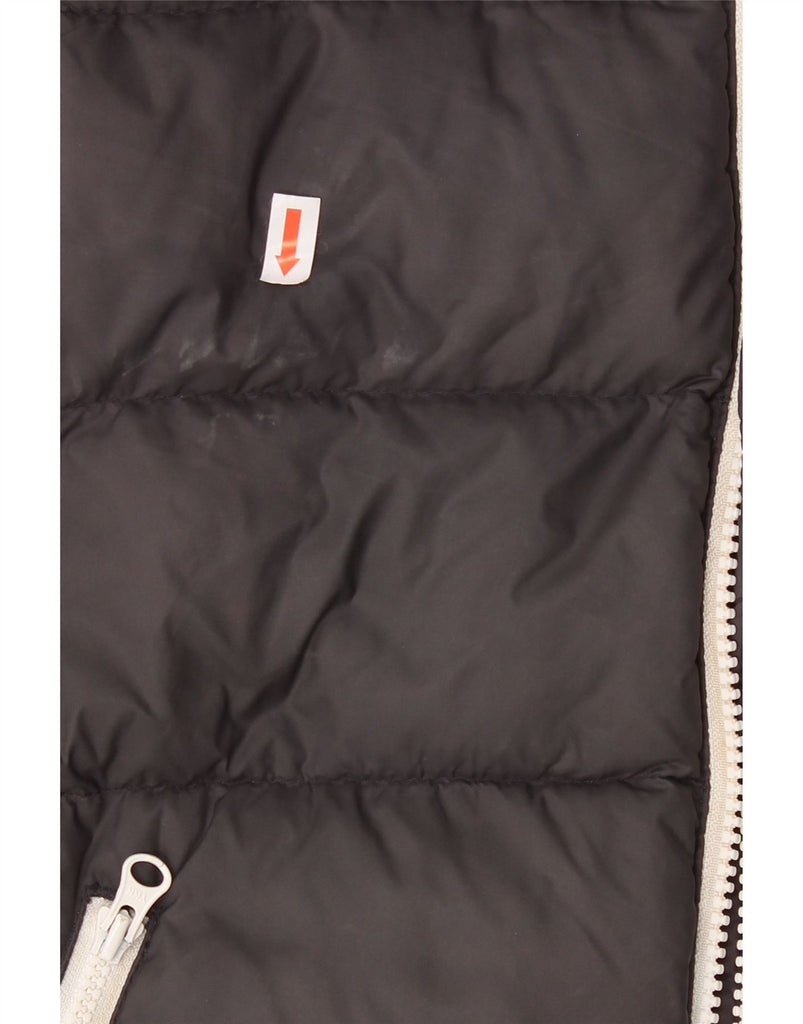 JACK WILLS Womens Hooded Padded Gilet UK 10 Small  Black Vintage Jack Wills and Second-Hand Jack Wills from Messina Hembry 