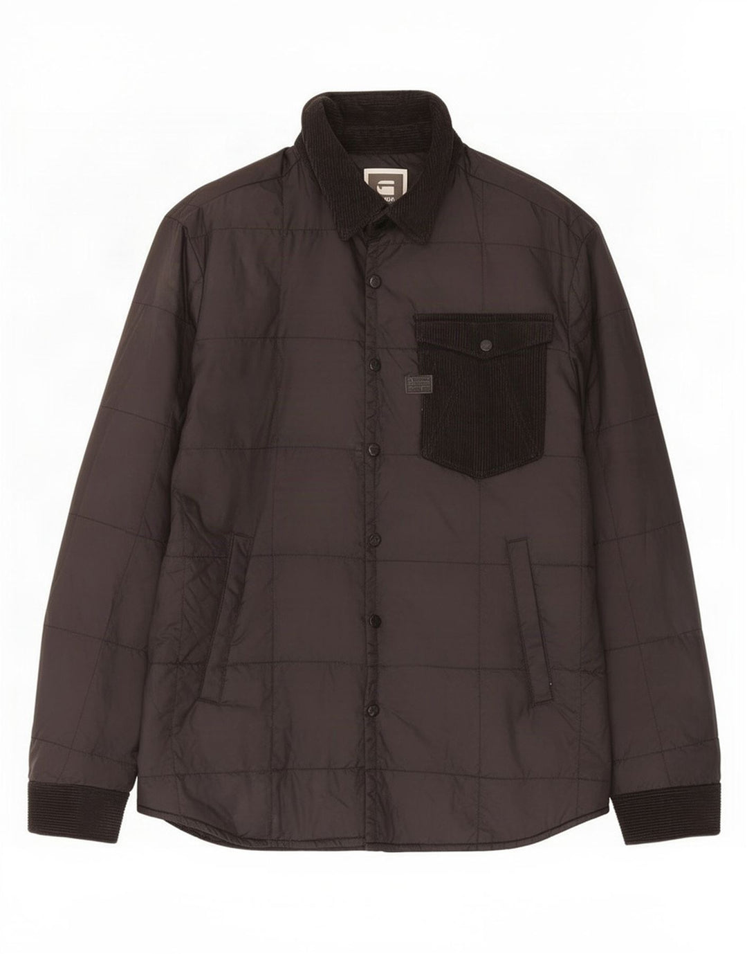 G-Star Mens Padded Jacket UK 44 2XL Black Cotton