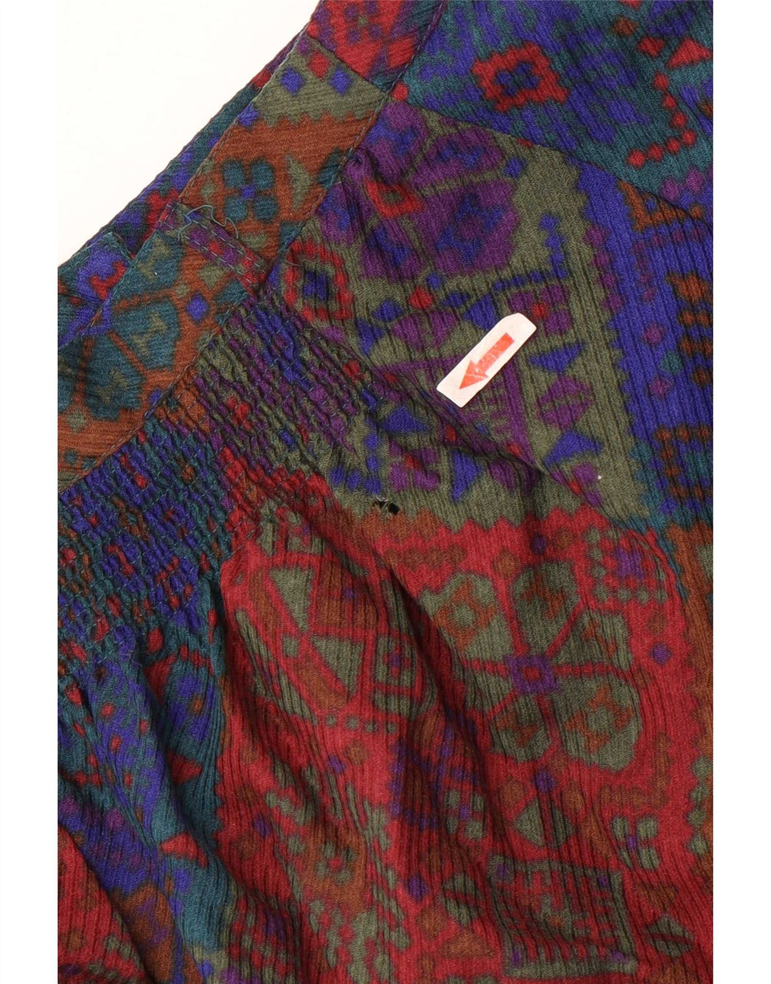 Basler Womens High Waist A-Line Skirt W28 Medium  Multicoloured Geometric