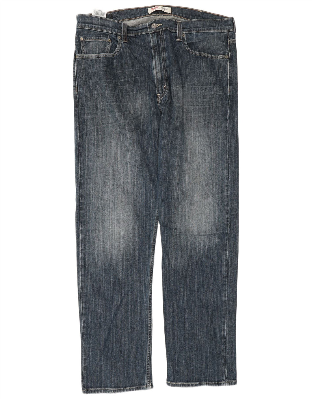 Levi's Mens 505 Straight Jeans W38 L34 Blue Cotton