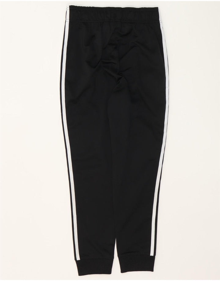 Adidas Boys Tracksuit Trousers Joggers 11-12 Years  Black Polyester