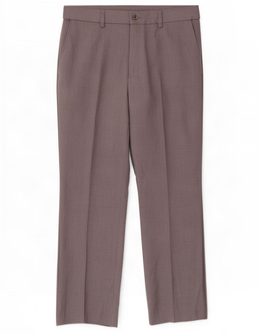 Farah Mens Straight Chino Trousers W34 L29 Grey Polyester