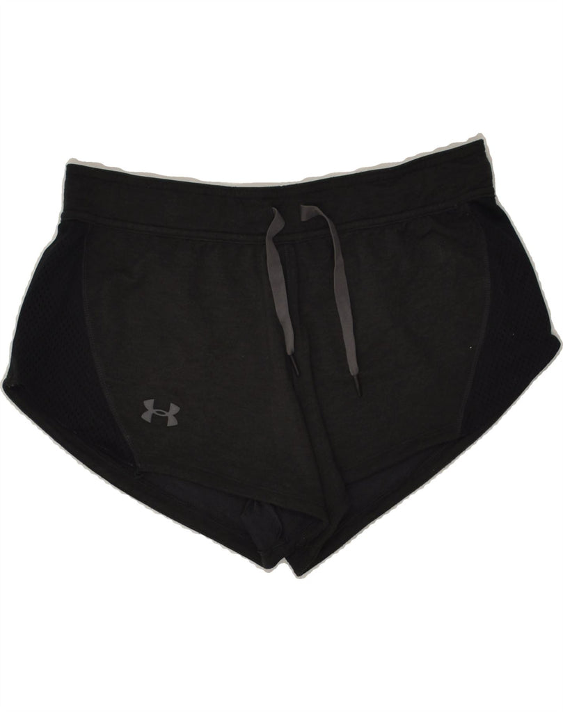 UNDER ARMOUR Womens Sport Shorts UK 14 Medium Black Vintage Under Armour and Second-Hand Under Armour from Messina Hembry 