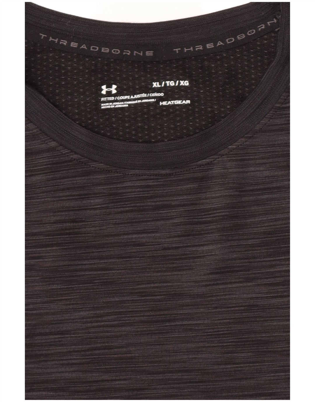 Under Armour Mens T-Shirt Top XL Grey Flecked