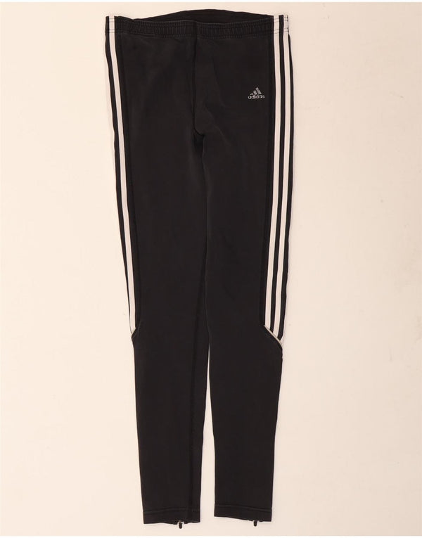 Adidas Womens Tracksuit Trousers UK 14 Large  Black Nylon