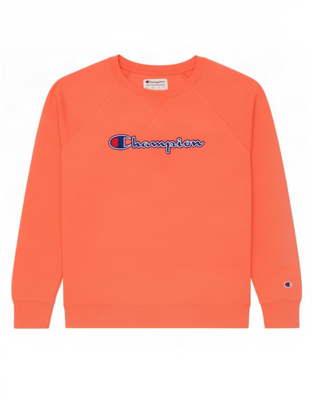 Champion Womens Graphic Sweatshirt Jumper UK 14 Medium Pink Polyester