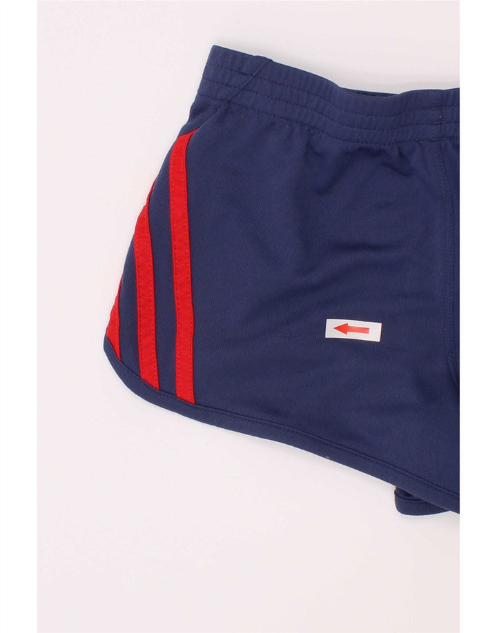 Adidas Girls Sport Shorts 4-5 Years Navy Blue Polyester