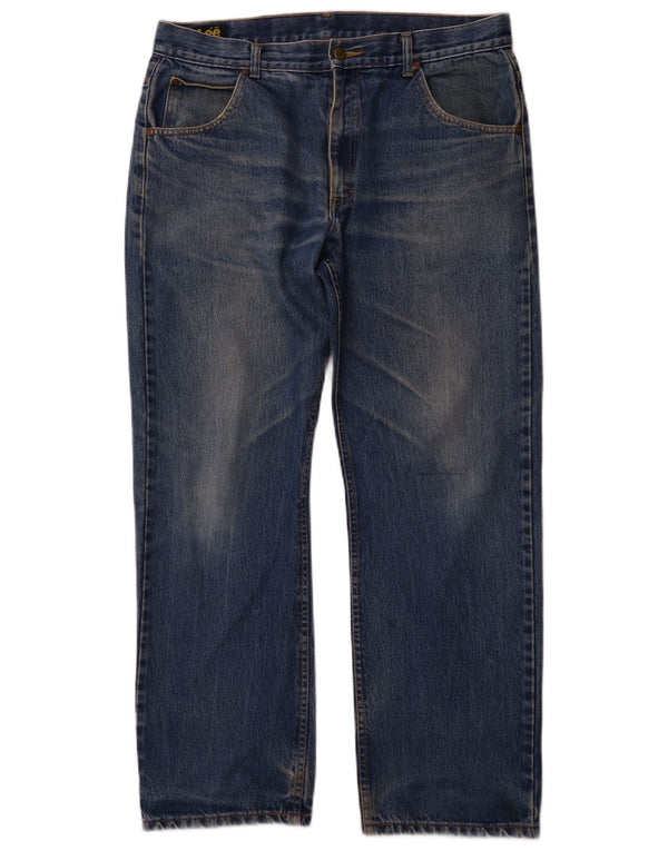 LEE Mens Straight Jeans W36 L31 Blue