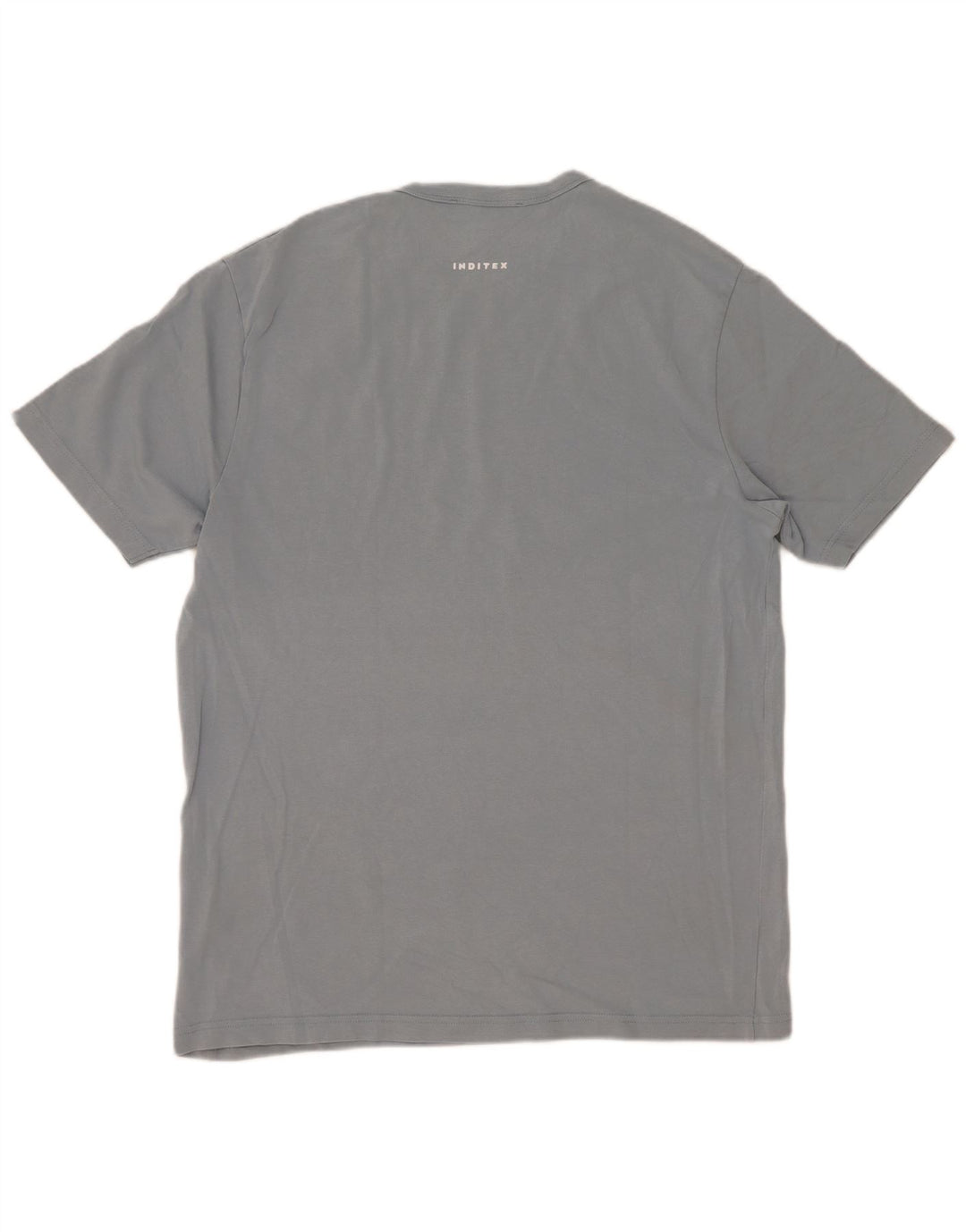 Zara Mens T-Shirt Top Large Blue