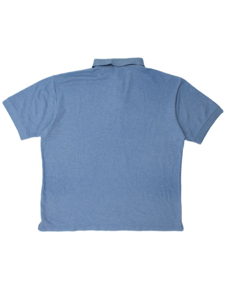 Fila Mens Polo Shirt IT 54 XL Blue Cotton