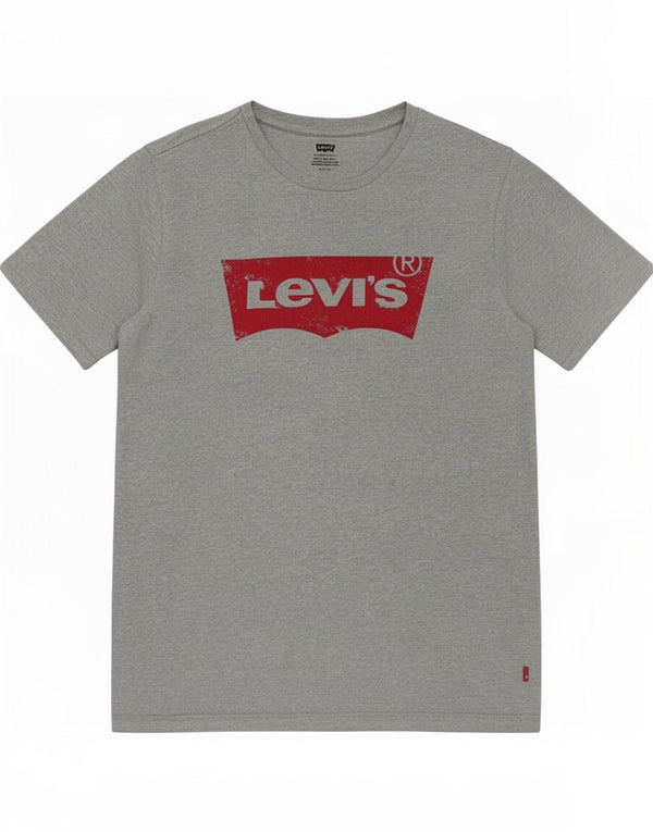 Levi's Mens Graphic T-Shirt Top Small Grey Cotton