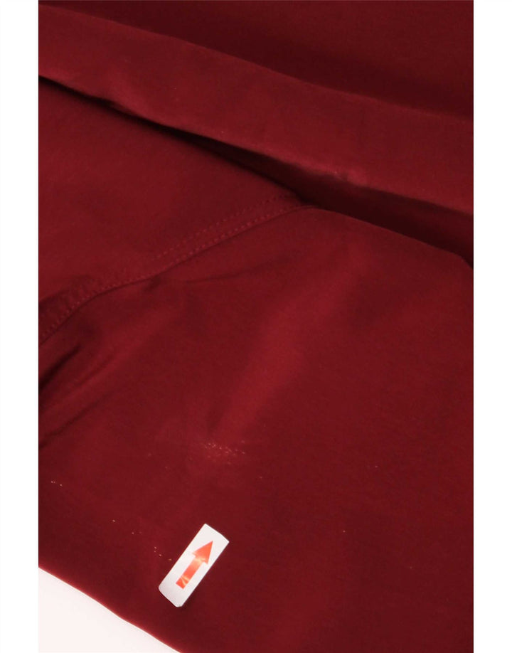 Specchio Mens Shirt Medium Burgundy