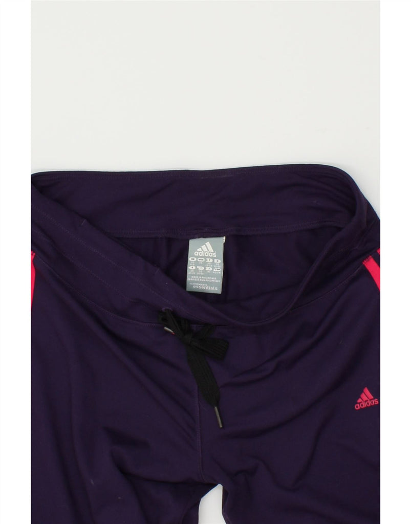 ADIDAS Womens Climalite Tracksuit Trousers UK 4/6 XS Purple | Vintage Adidas | Thrift | Second-Hand Adidas | Used Clothing | Messina Hembry 