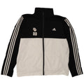 Adidas Mens Tracksuit Top Jacket UK 48/50 XL Black Colourblock Polyester
