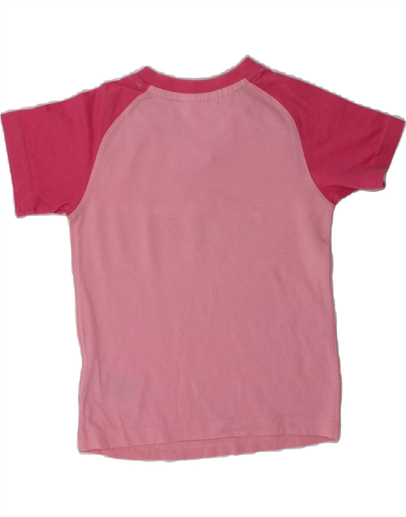 ADIDAS Baby Girls Graphic T-Shirt Top 12-18 Months Pink Colourblock Cotton | Vintage Adidas | Thrift | Second-Hand Adidas | Used Clothing | Messina Hembry 