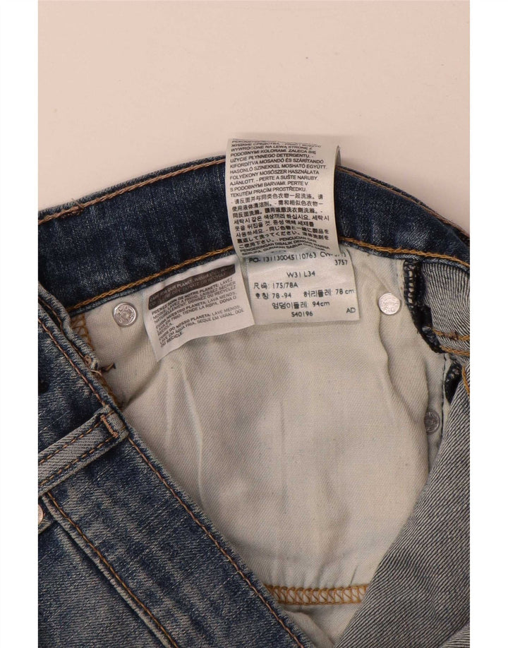 Levi's Mens 511 Slim Jeans W31 L30 Blue Cotton