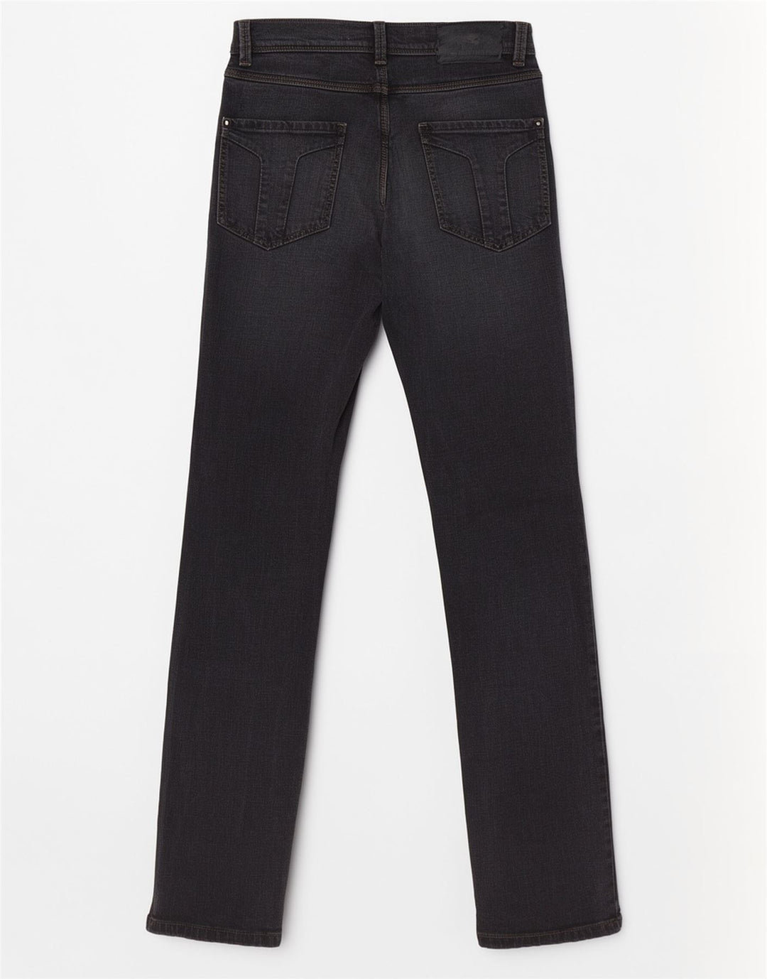 Trussardi Mens Straight Jeans W29 L32 Grey Cotton