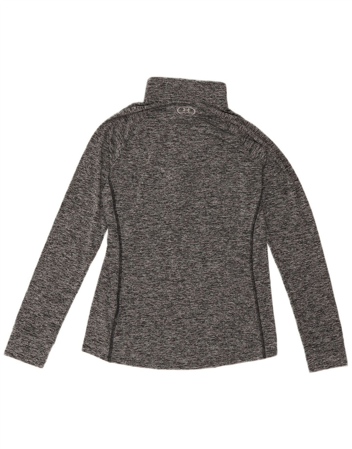 Under Armour Womens Heat Gear Pullover Tracksuit Top UK 12 Medium Grey