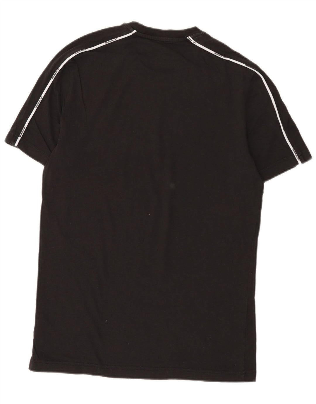 Reebok Mens T-Shirt Top Small Black Cotton