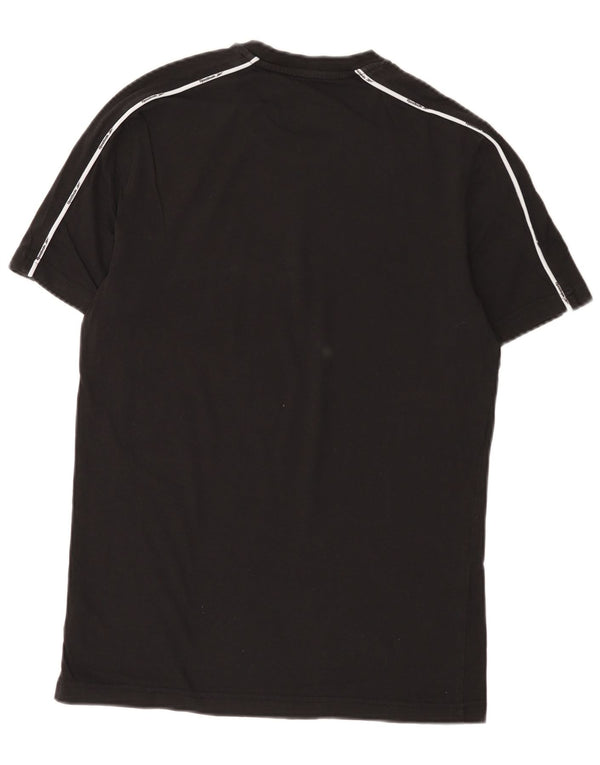 Reebok Mens T-Shirt Top Small Black Cotton