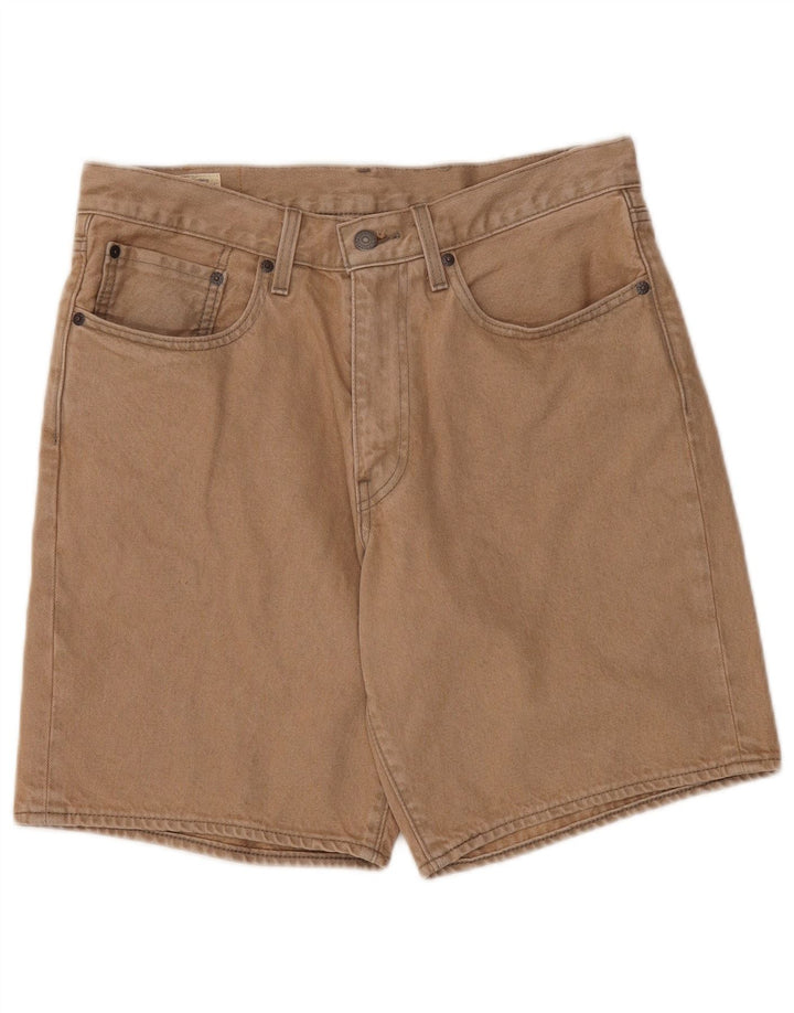 Levi's Mens Denim Shorts W31 Medium Beige Cotton