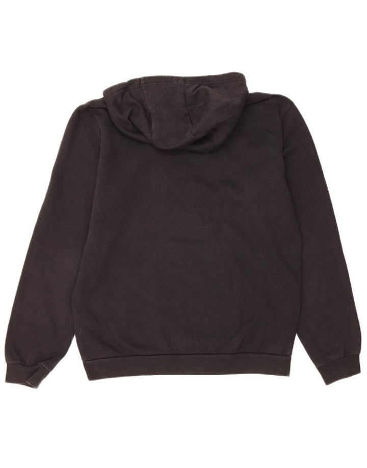 ADIDAS Mens Hoodie Jumper Small Black Cotton