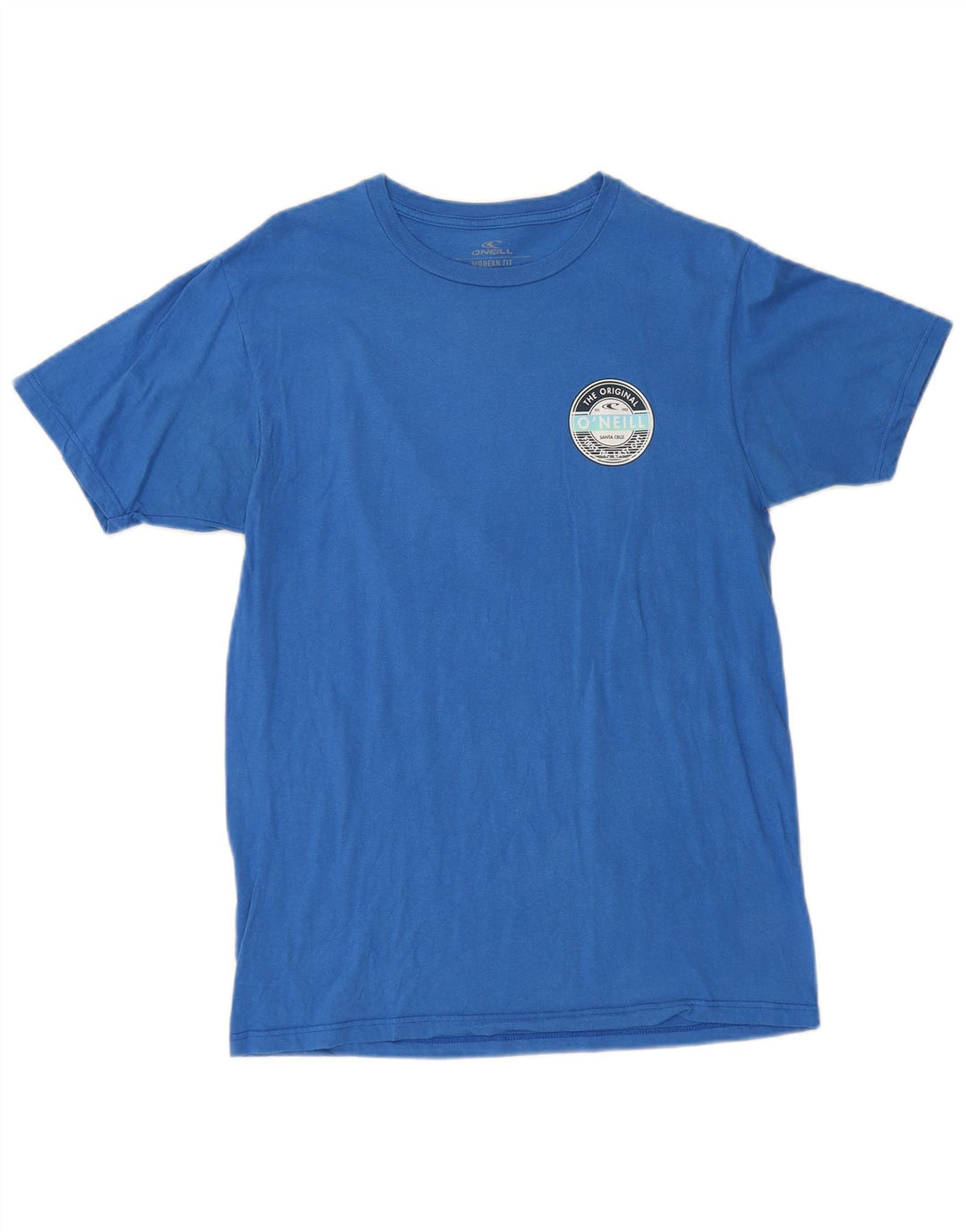 O'Neill Mens Modern Fit Graphic T-Shirt Top Medium Blue Cotton