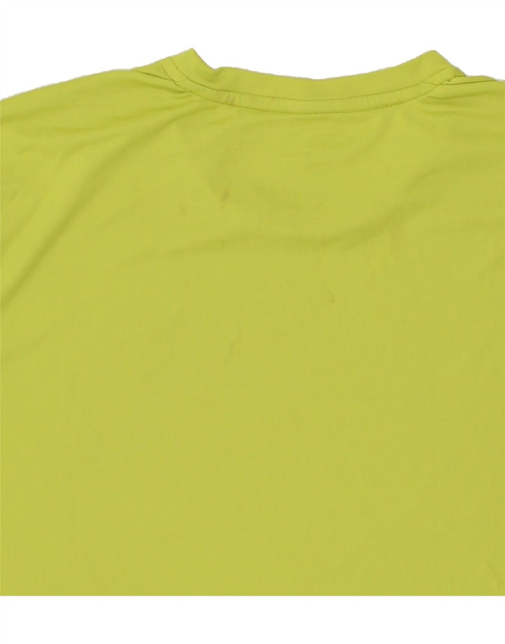 PUMA Mens Abstract Pattern Graphic T-Shirt Top Medium Green Polyester Vintage Puma and Second-Hand Puma from Messina Hembry 