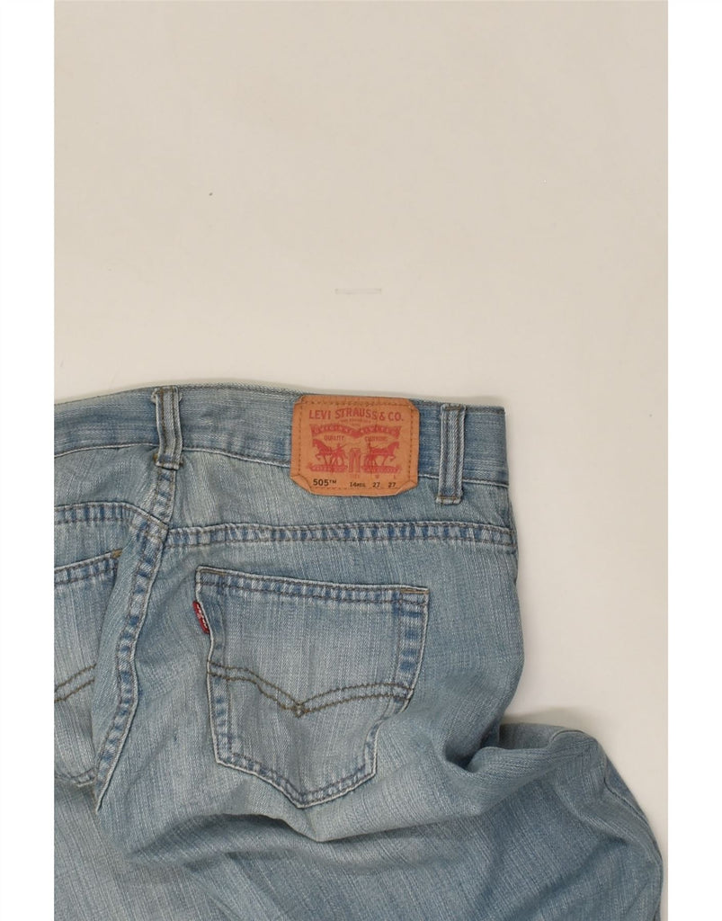 LEVI'S Boys 505 Straight Jeans 13-14 Years W27 L27 Blue Cotton | Vintage Levi's | Thrift | Second-Hand Levi's | Used Clothing | Messina Hembry 