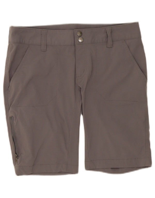 Columbia Womens Cargo Shorts US 6 Medium W30  Grey Nylon