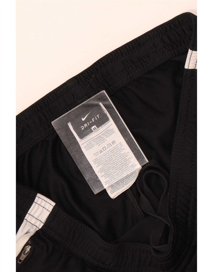 Nike Mens Dri Fit Tracksuit Trousers Joggers Medium Black Colourblock