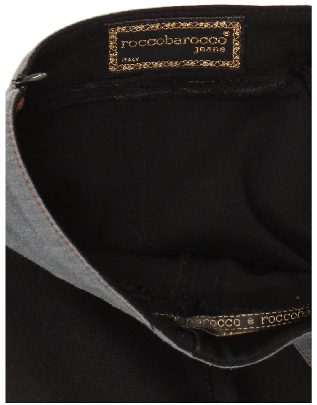 Roccobarocco Womens Pencil Skirt W26 Small Black