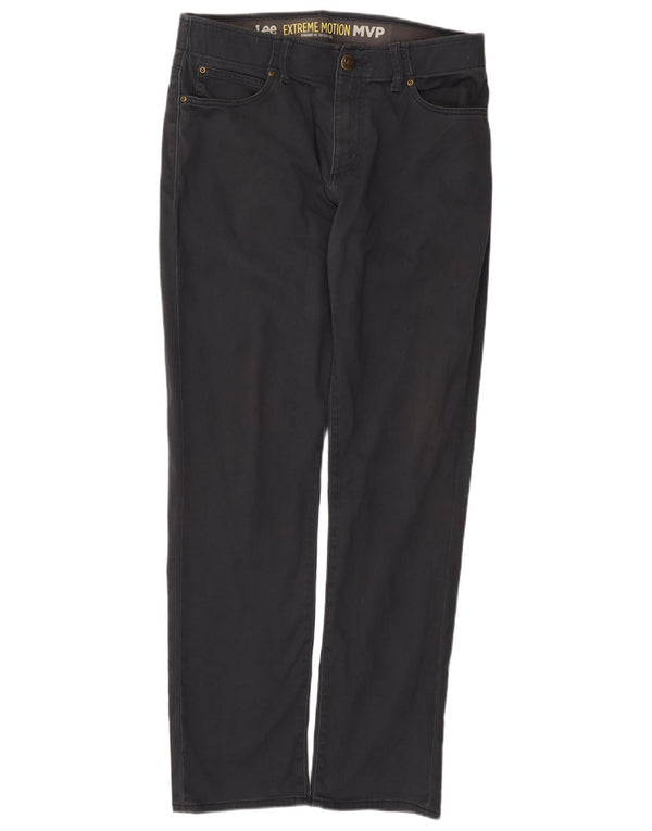 Lee Mens Extreme Motion Straight Tapered Casual Trousers W33 L32 Grey
