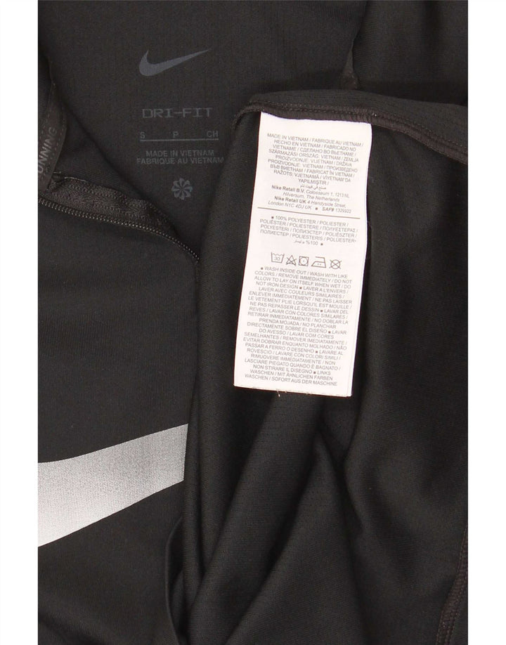 Nike Mens Dri Fit Graphic Pullover Tracksuit Top Small Black Sports