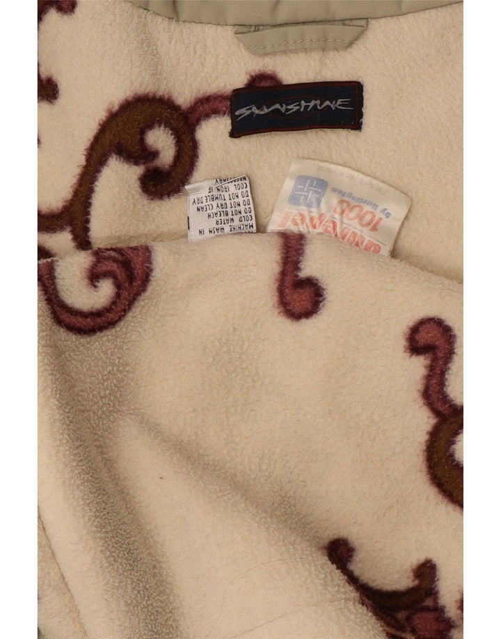 Sunshine Mens Gilet UK 42 XL Beige Nylon