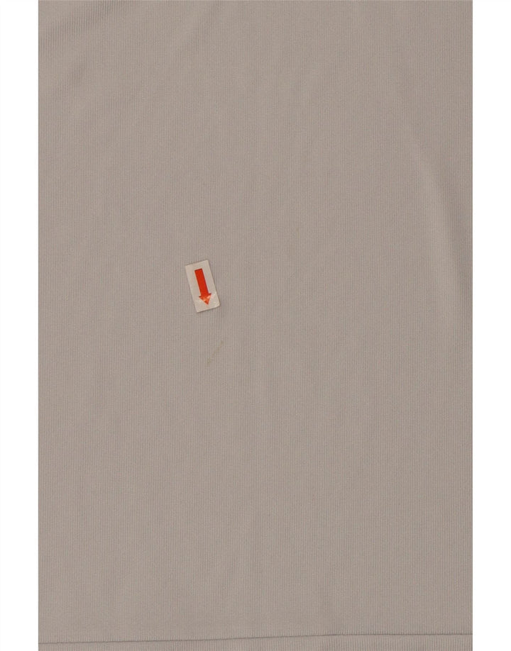 ROBERTA DI CAMERINO Womens T-Shirt Top UK 14 Medium Grey Polyester