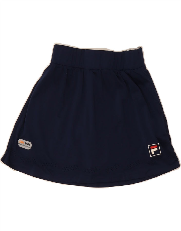FILA Womens Skort UK 6 XS  Navy Blue Polyester Vintage Fila and Second-Hand Fila from Messina Hembry 