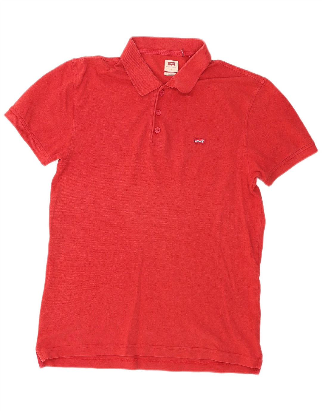 Levi's Mens Standard Polo Shirt Small Red