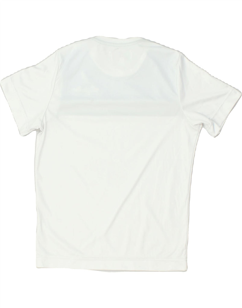 AUSTRALIAN L'ALPINA Boys T-Shirt Top 8-9 Years Medium White Colourblock | Vintage AUSTRALIAN L'ALPINA | Thrift | Second-Hand AUSTRALIAN L'ALPINA | Used Clothing | Messina Hembry 