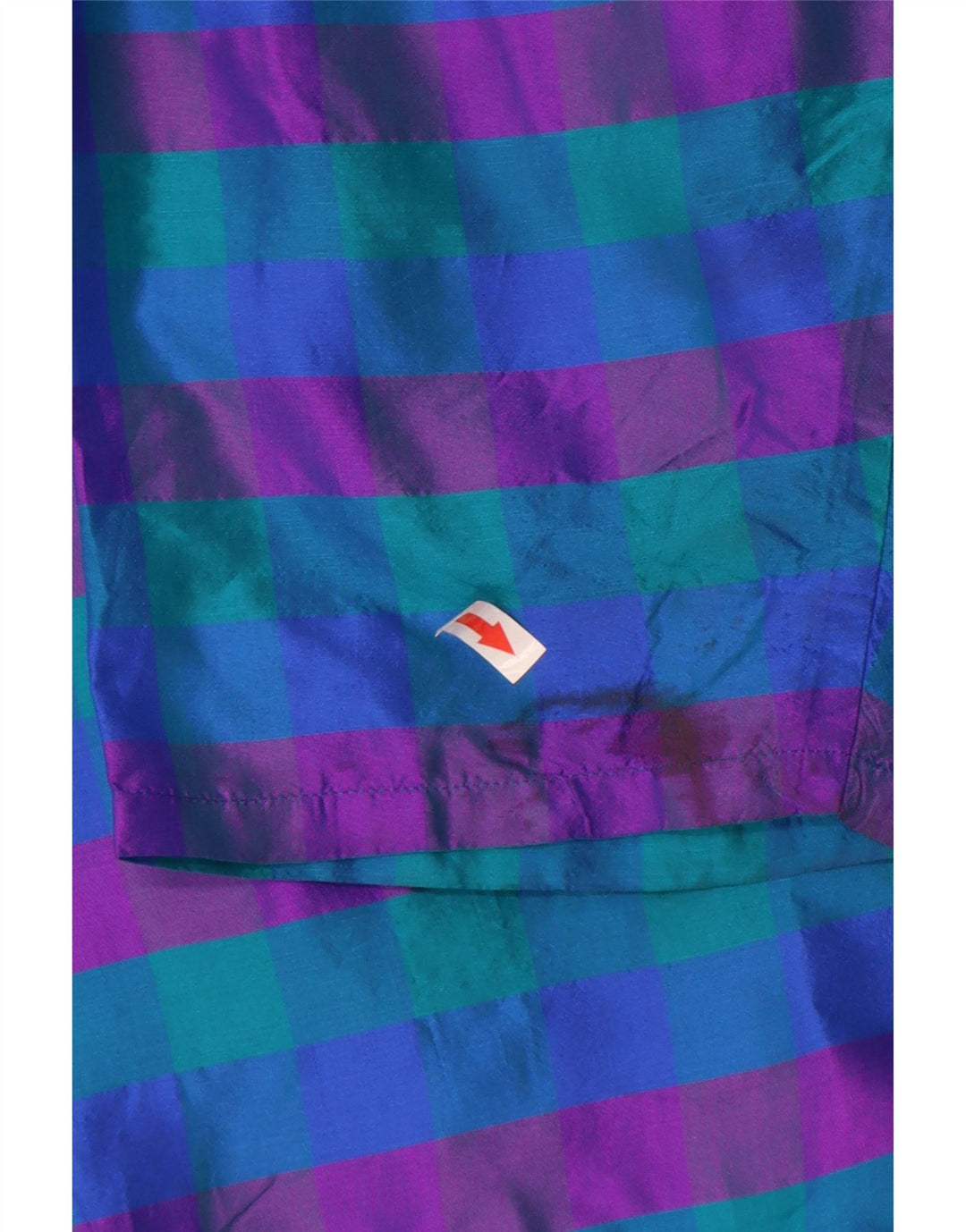 Vintage Womens Open Blazer Jacket UK 14 Medium Blue Check