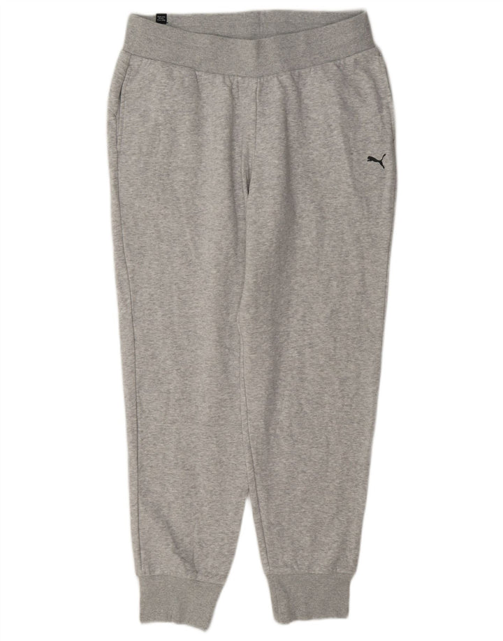 Puma Womens Tracksuit Trousers Joggers UK 14 Medium Grey